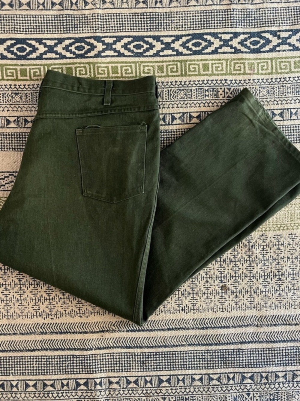 Big Mac Green Bootcut Jeans Waist 40x30